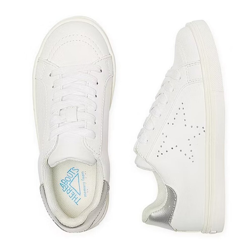 THEREABOUTS Women's Sliver Sneakers Size 5M in White